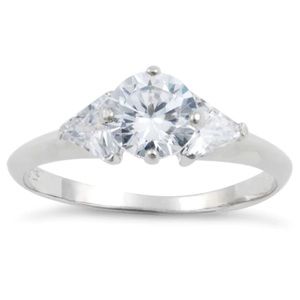 NEW Luxury 925 Silver Diamond
Engagement Party Ring